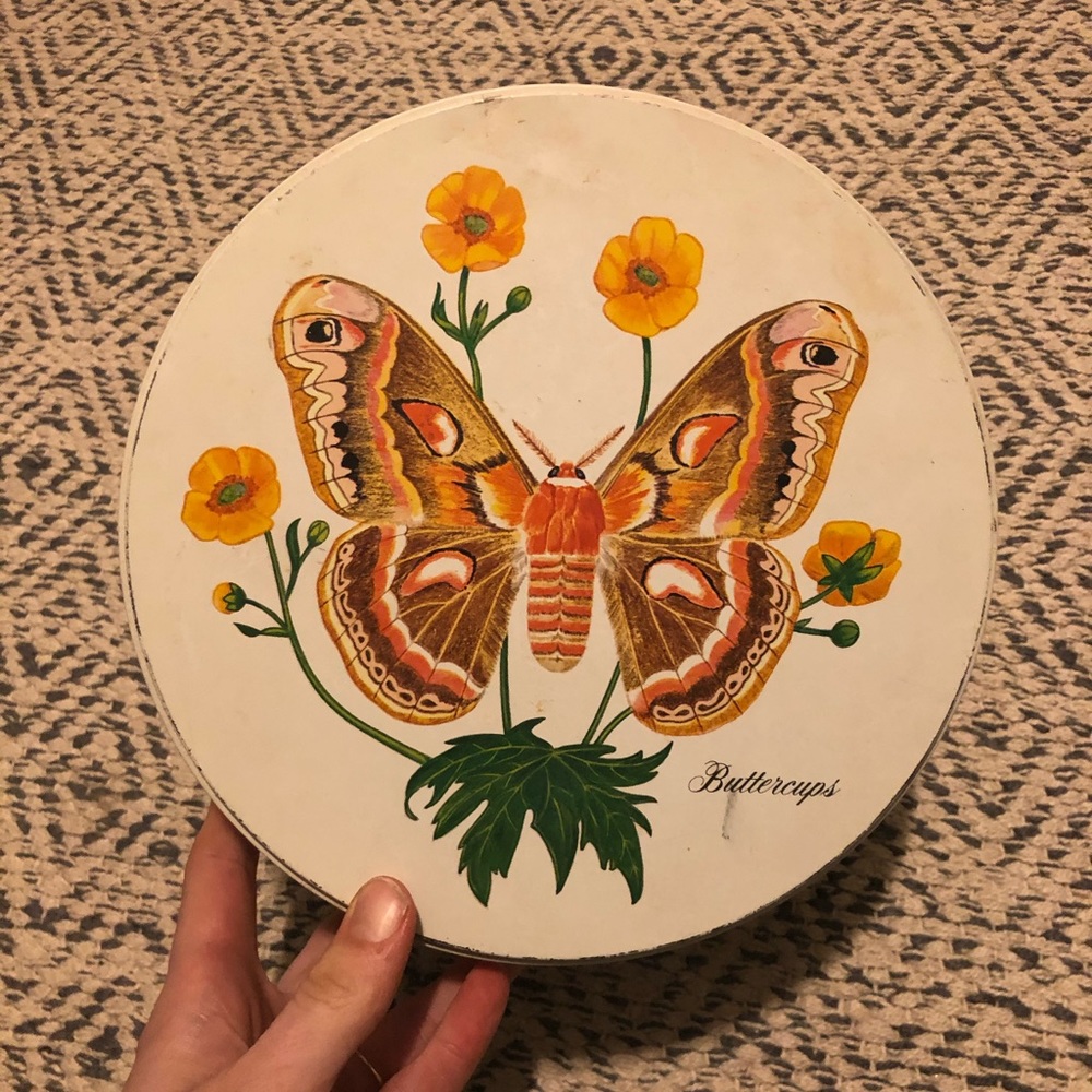 Vintage Aluminum Butterfly Species Tim